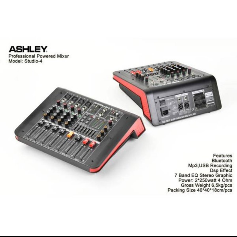 Power Mixer Ashley Studio 4 4Chanel Original Lazada Indonesia