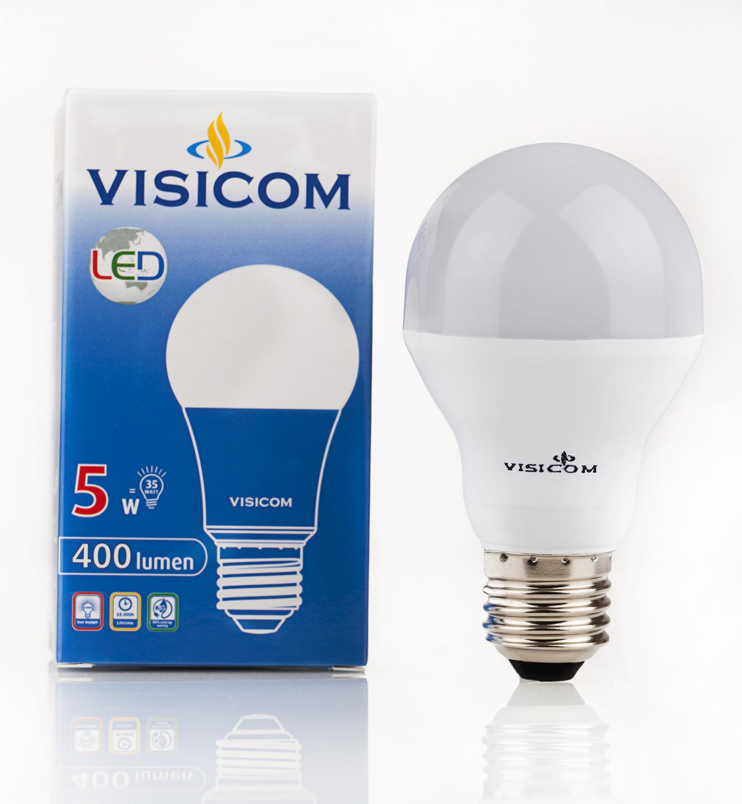 led bulb visicom 5w beli 3 gratis 1