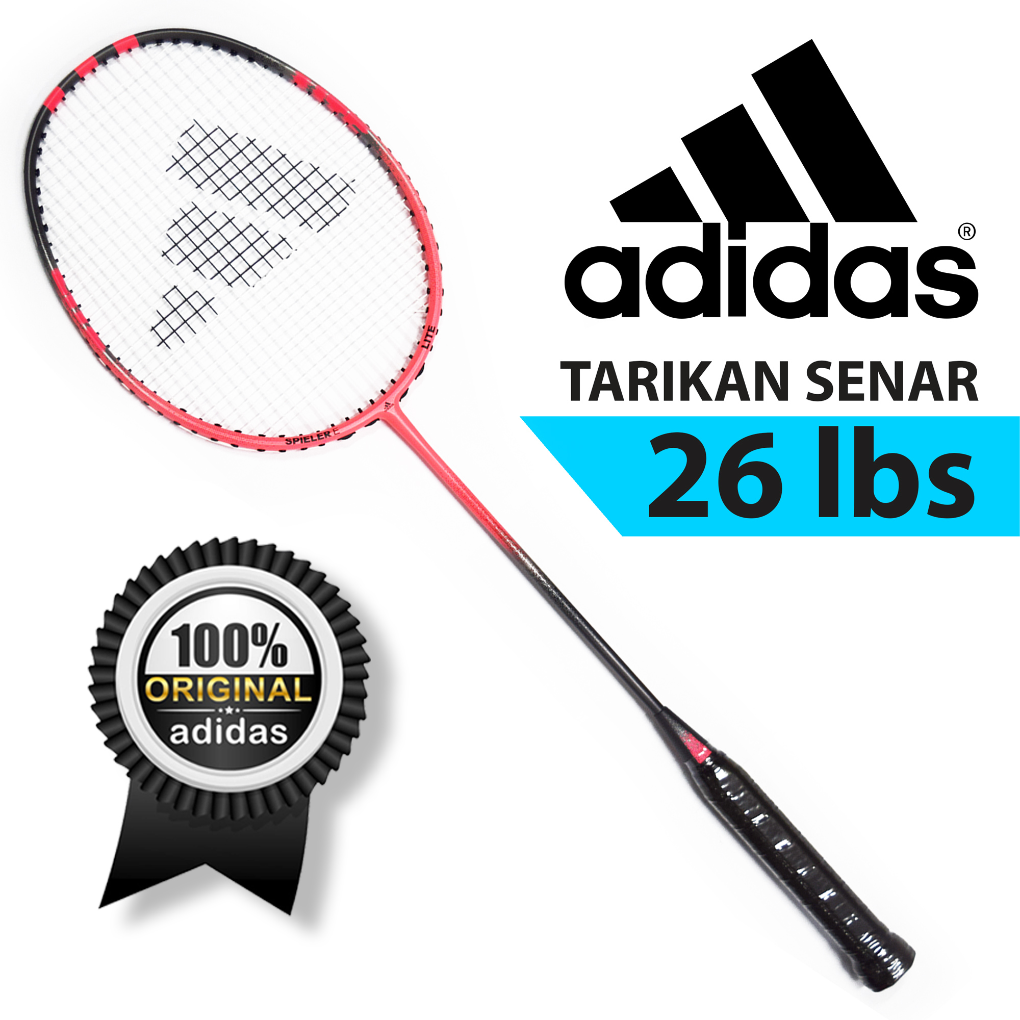 Adidas p350 badminton clearance racket