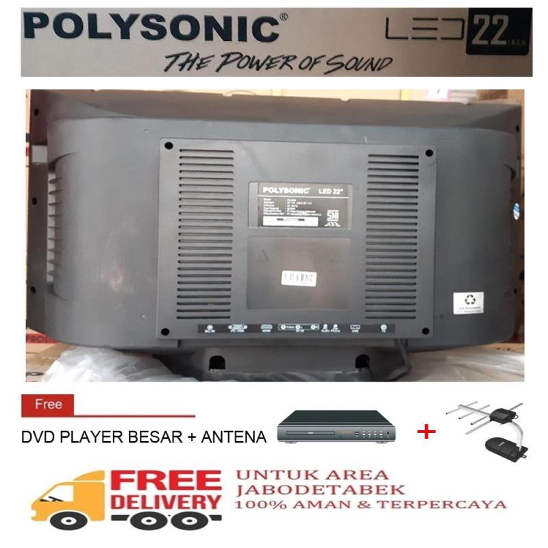 Polysonic 22 inch TV LED TABUNG PS-2295-KHUSUS JABODETABEK