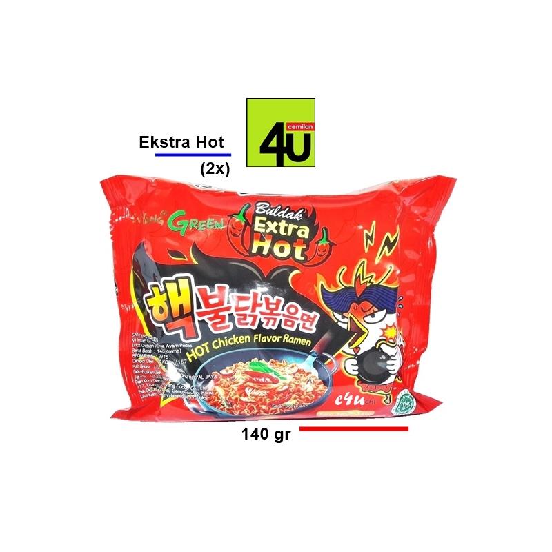 Samyang Green - EXTRA Hot Chicken Ramen - Paket 3 bks NUCLEAR
