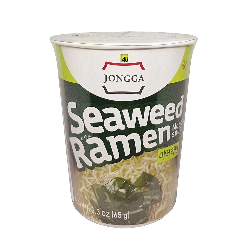 Jongga SEAWEED RAMEN Noodle Soup 65 gr CUP Lazada Indonesia
