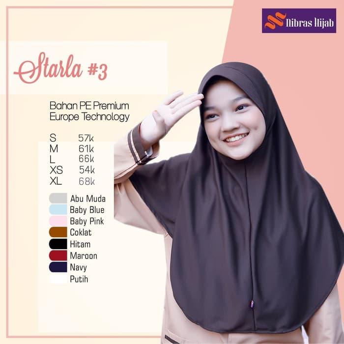 jilbab sekolah instan starla 3 by nibras hijab