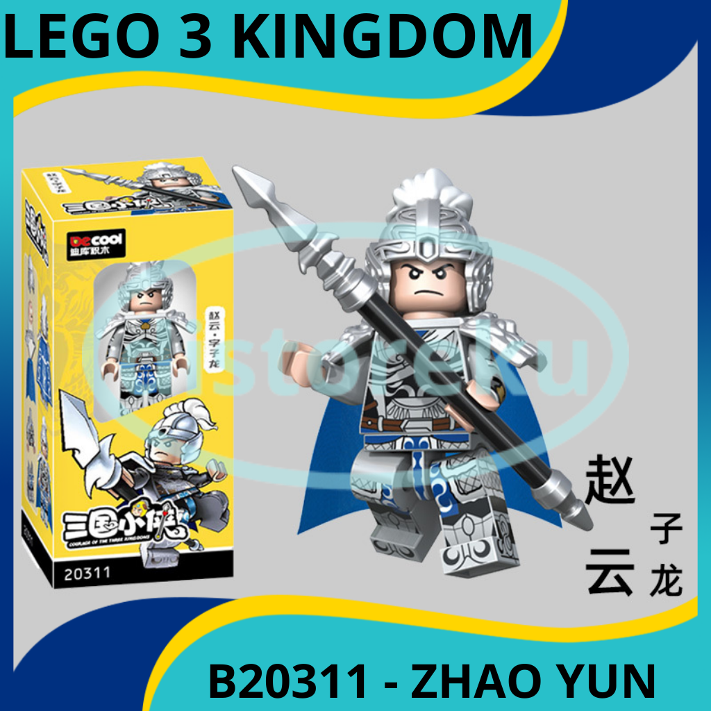 LEGO THREE KINGDOM SAMKOK 3 RAJA LU BU MA CHAO DONG ZHUO DIAO CHAN ZHAO ...