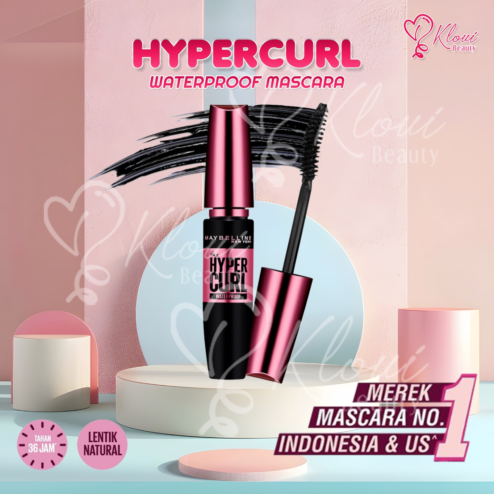 Maskara Hypercurl Volum Express Waterproof Bpom Original 100 Hyper Curl Mascara 5993