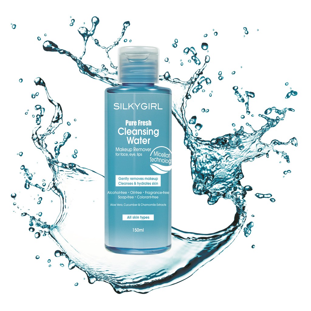 silkygirl pure fresh cleansing water