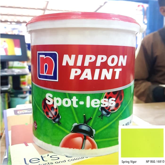 Cat hijau bolu pandan nippon paint