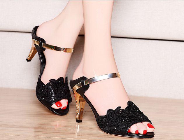 BAIMSHOE SEPATU SANDAL HEELS WANITA FSHION AG077