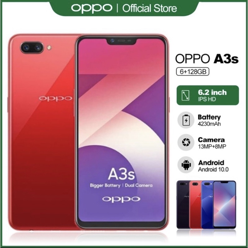 hp oppo a3s 6 128