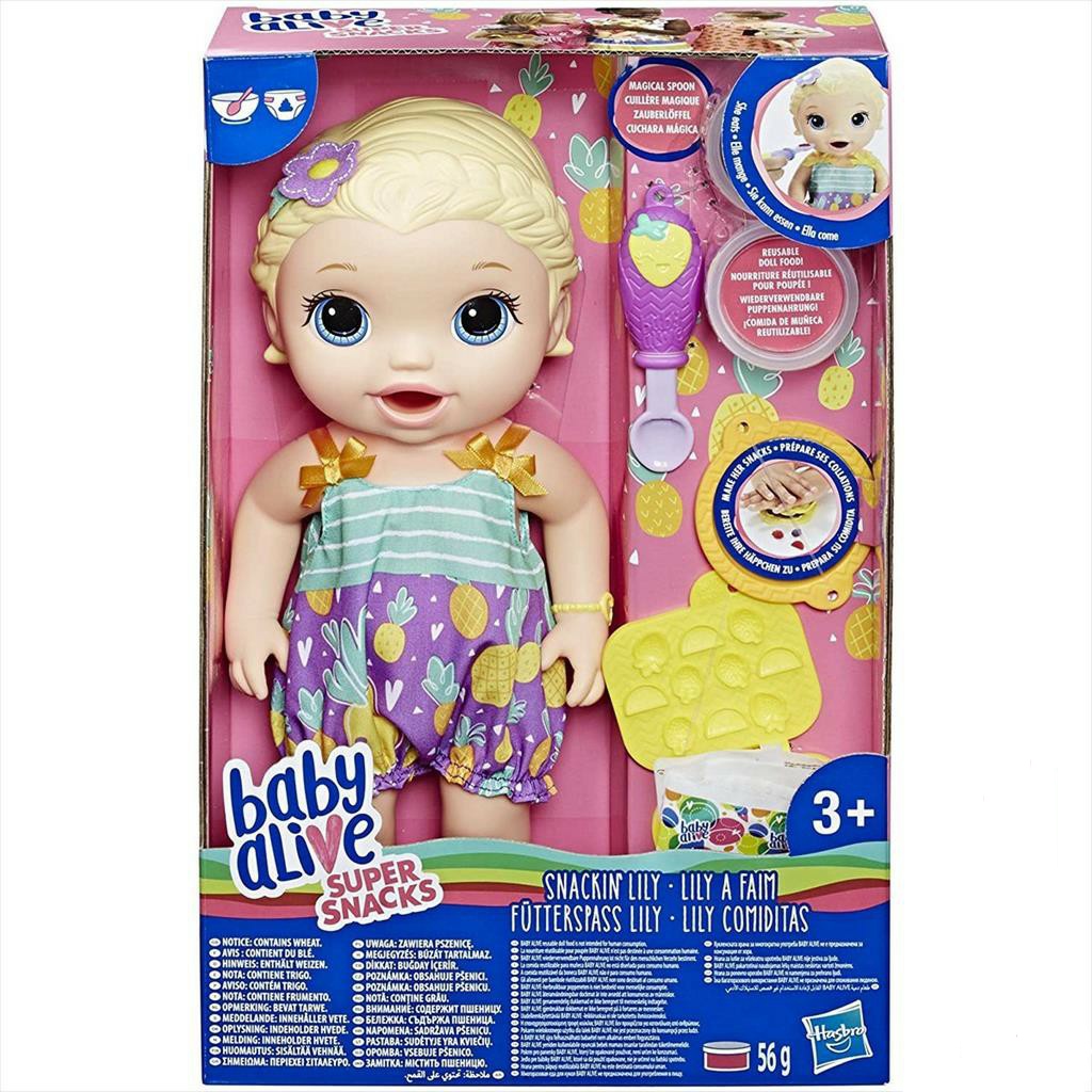 Baby Alive SNACKIN LILY Boneka bayi Mainan bayi Mainan