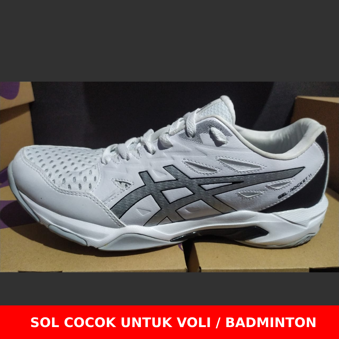 Sepatu asics 2024 gel rocket 8