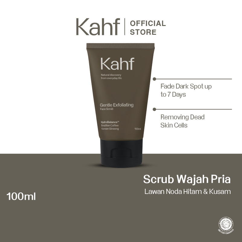 Kahf Gentle Exfoliating Face Scrub 100mL Lazada Indonesia