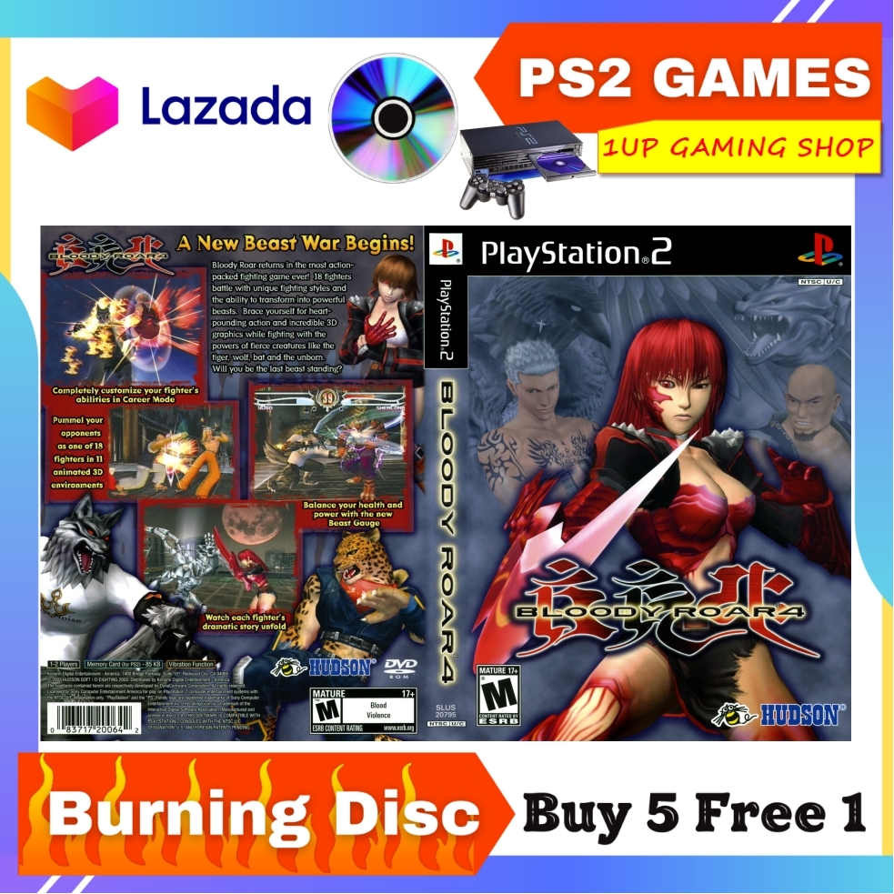 Blood Rage Ps2 Kaset DVD Game PS2 Bloody Roar 4 | Lazada Indonesia