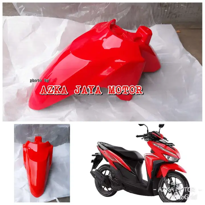 Spakbor Depan Honda Vario 125 150 Baru Tahun 2018 2019 Warna Merah Cabe Lazada Indonesia