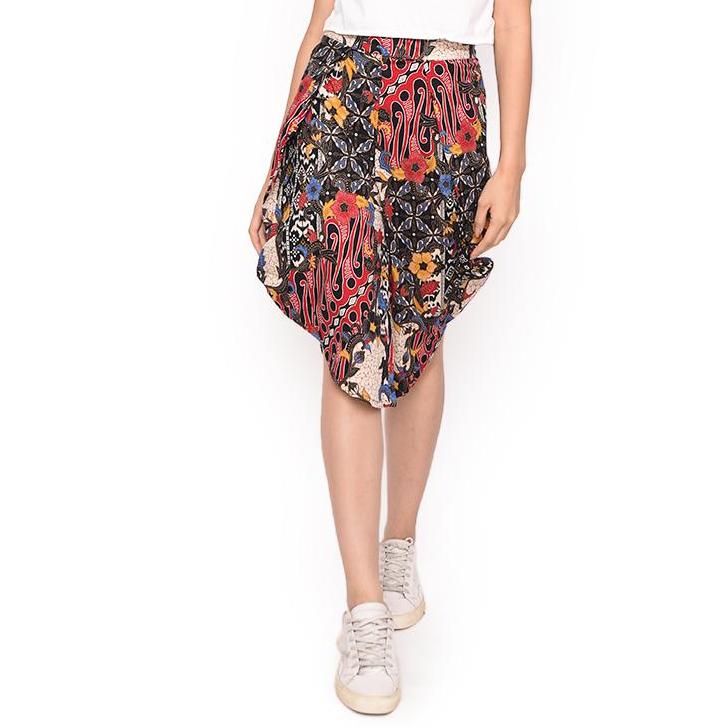 MOSIRU Celana Kulot Batik Wanita Fashion Murah Katun Stretch Karet Premium Termurah 30100100