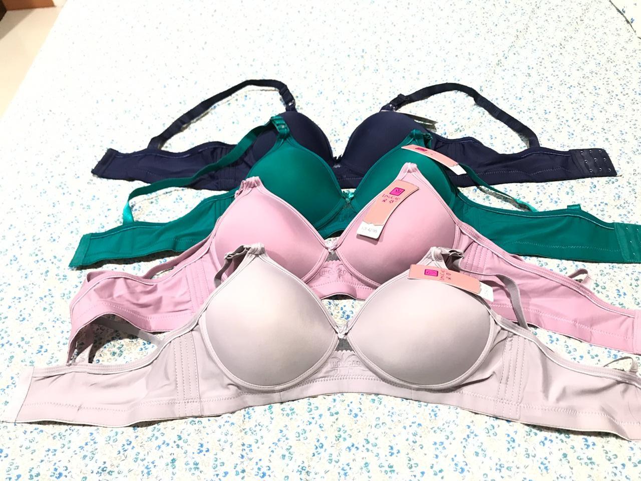 cleary shop Pakaian dalam wanita BH Bra merk LINGCAO Cup A (Tanpa Kawat) (2)