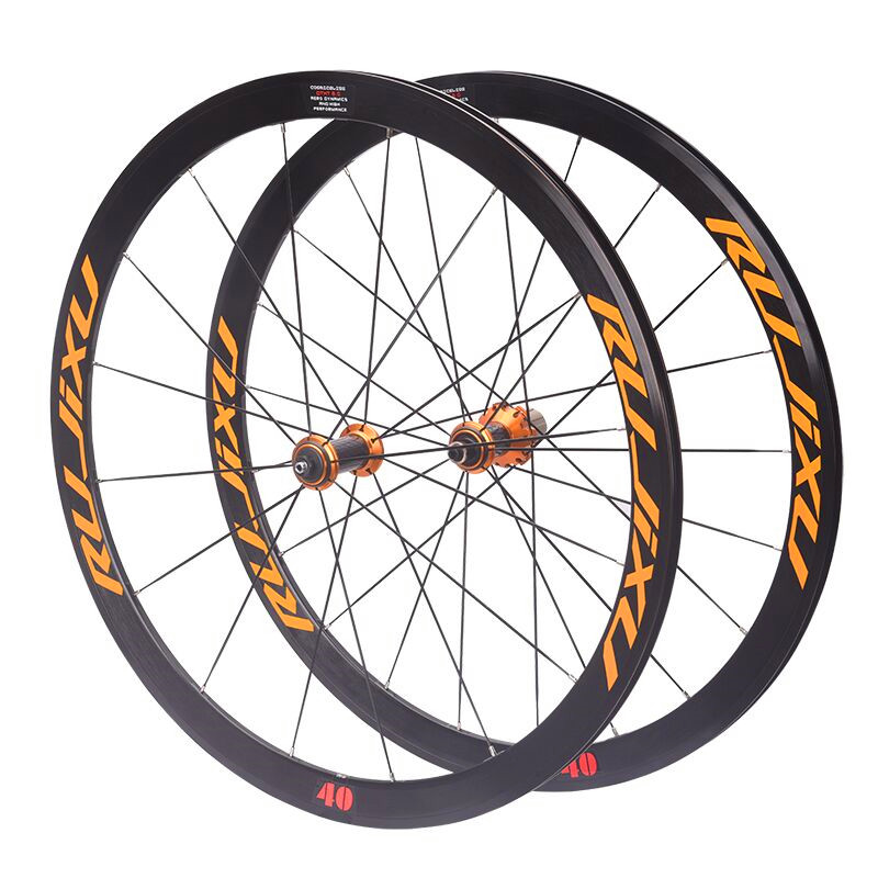 Wall Rims RUJIXU 700c Wheel Bike Road Bike Wheel Double Wall Rims 40mm 8-11Speed ...
