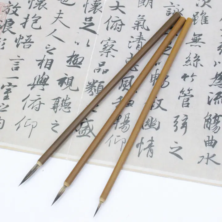 Iie Miniatur Kaligrafi Cina Serigala Lukisan Rambut Kuas Cat Garis Kait Pena Menggambar Perlengkapan Seni Stasioner Lazada Indonesia