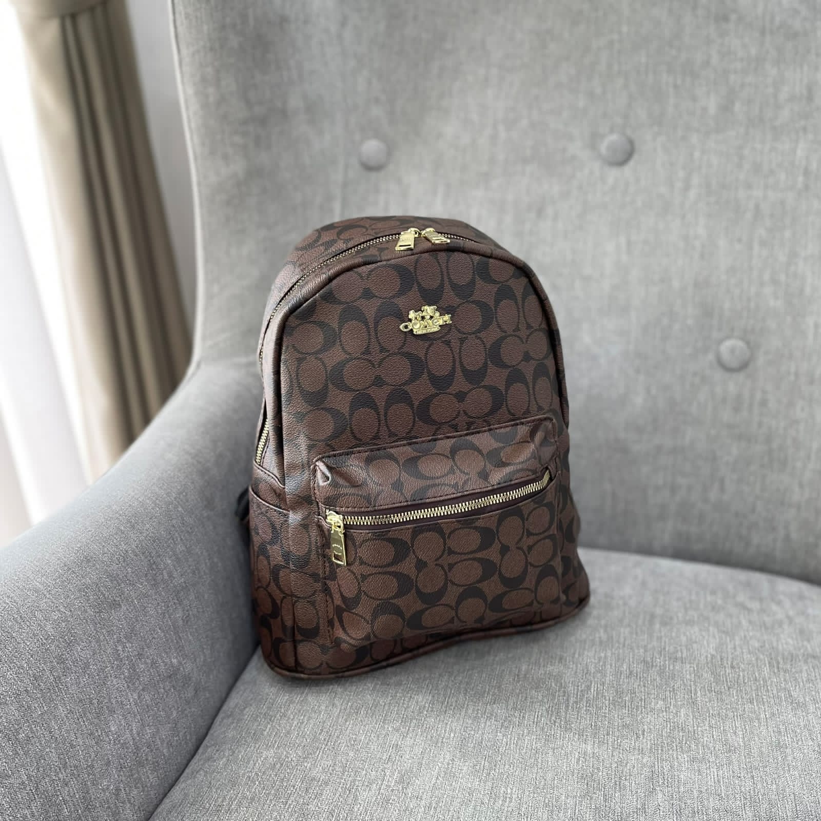 Coach Backpack In Signature Canvas Lazada Indonesia