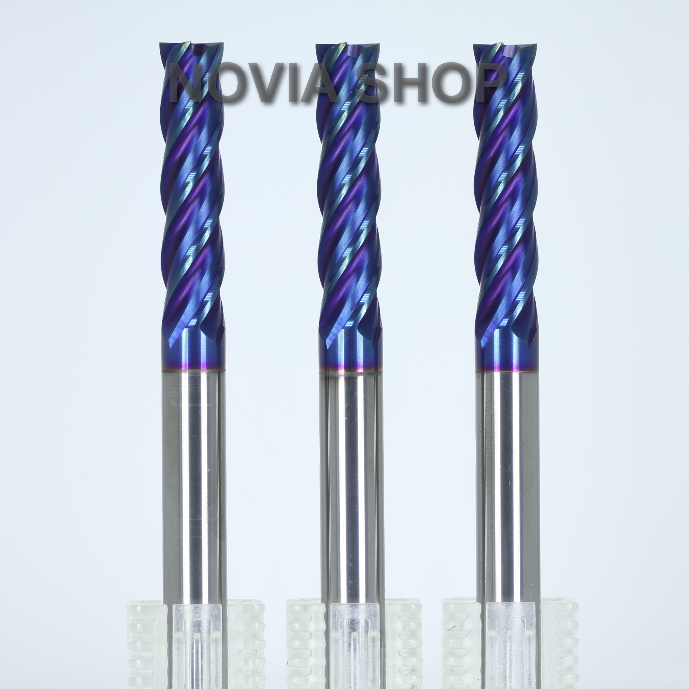 Mata CNC Flat End Mill 4F Carbide Endmill HRC55 / HRC 55 Titanium