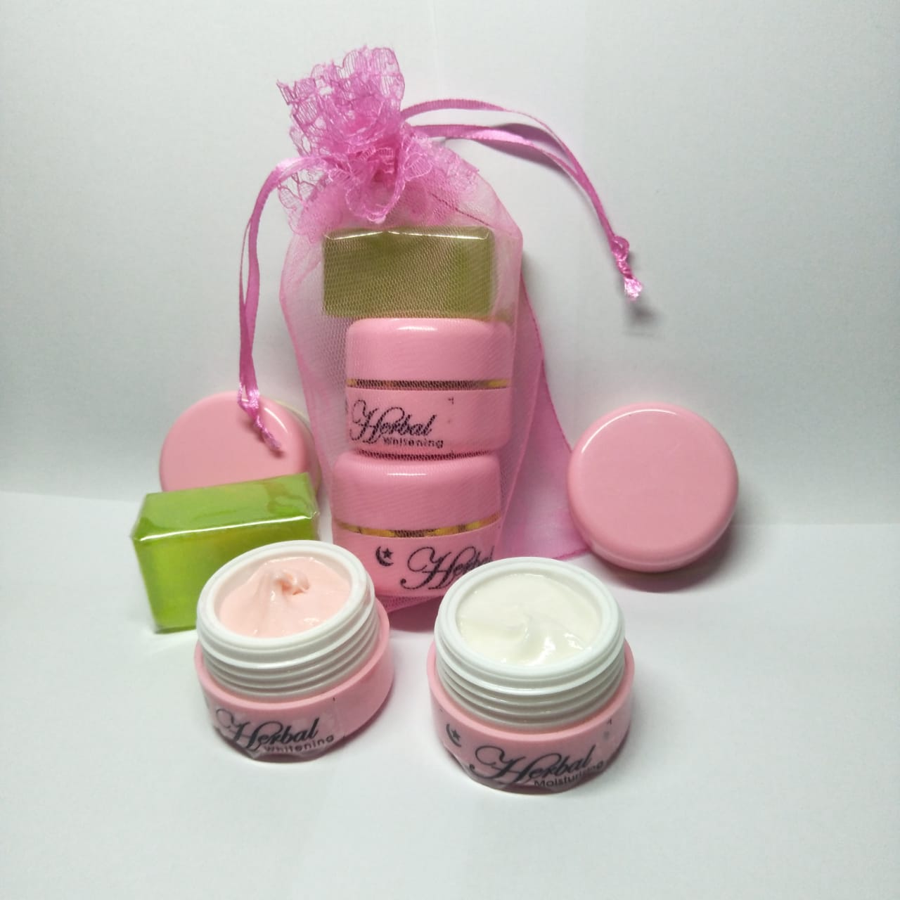 1 Paket Cream Herbal Pink Whitening Original Lazada Indonesia