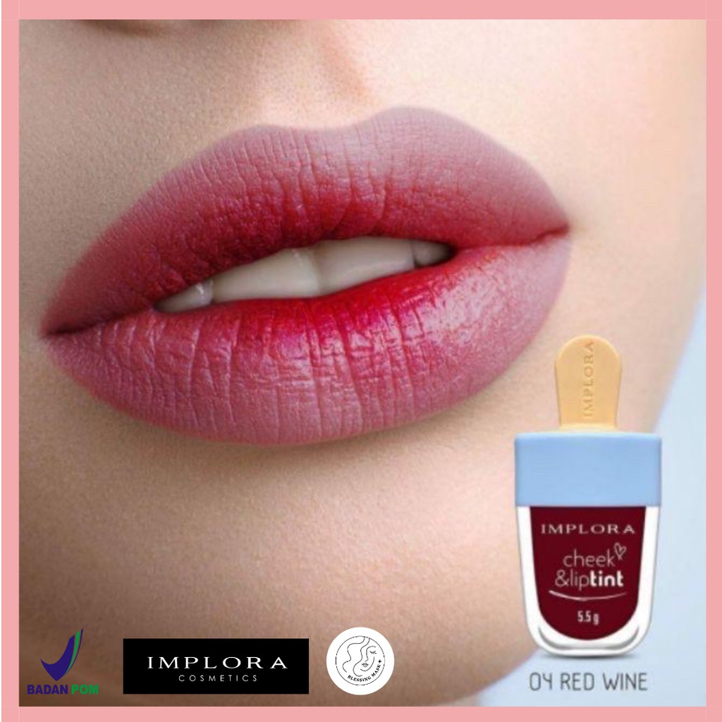 Implora Cheek & Liptint Implora JELLY TINT Implora Liptint Lip