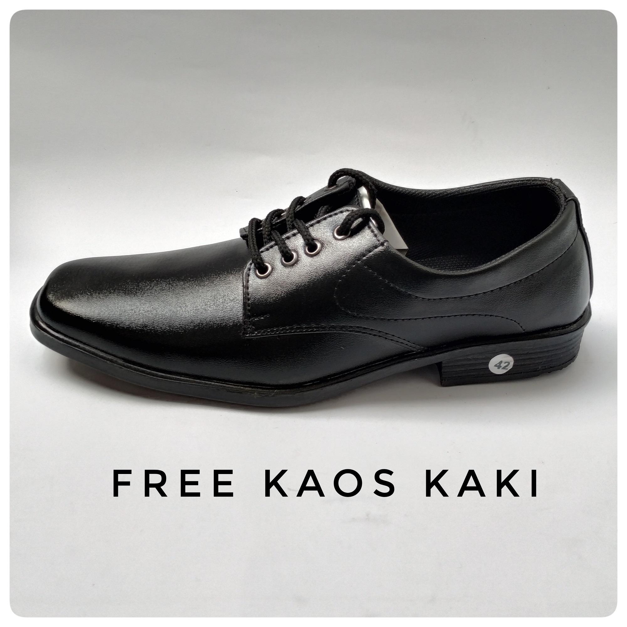 Hamursepatu / Sepatu Pantofel Tali / Sepau Kantor / Sepatu kerja / Sepatu Formal / Sepatu Hitam / sepatu fantofel / sepatu pantopel murah / Free Kaos Kaki