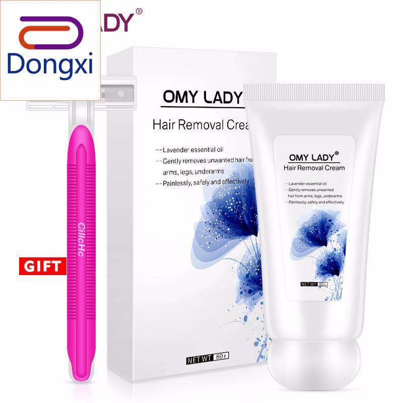 Dongxi Omylady Lavender Krim Perontok Bulu Tanpa Rasa Sakit Efektif Rambut Removal Cream untuk Pria & Wanita Whitening Tangan Kaki Ketiak Rambut Rontok Produk