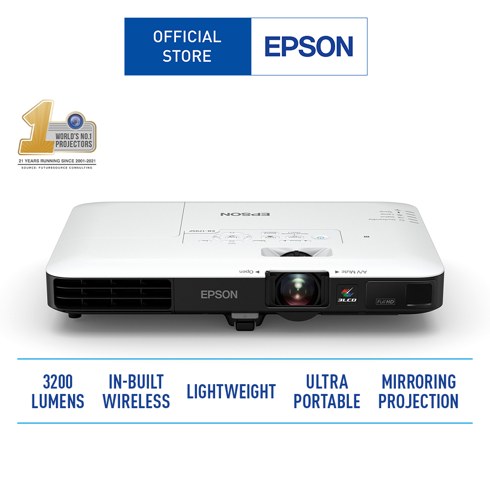 EPSON EB-1785W ビジネスプロジェクター 3200ルーメン 446h ⑥ - 映像機器