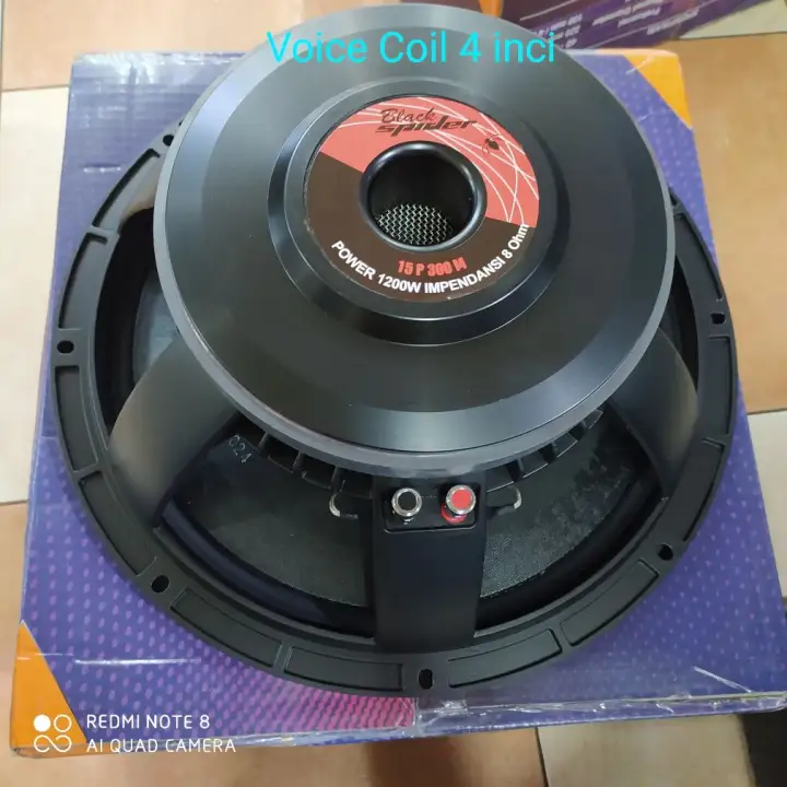 Speaker Komponen Black Spider 15p 300m 15inci Voice Coil 4in Lazada Indonesia
