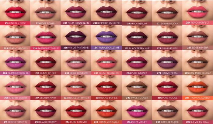 warna lipstick loreal matte