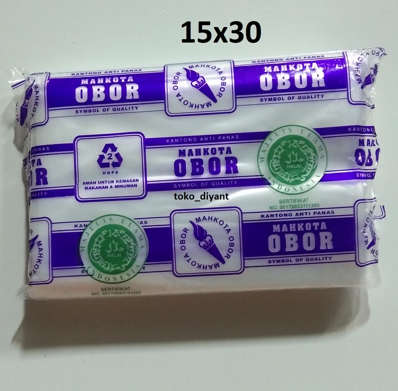 Plastik Hdpe 15x30 1kg Obor Tebal Tahan Panas Plastik Anti Panas Lazada Indonesia 5101