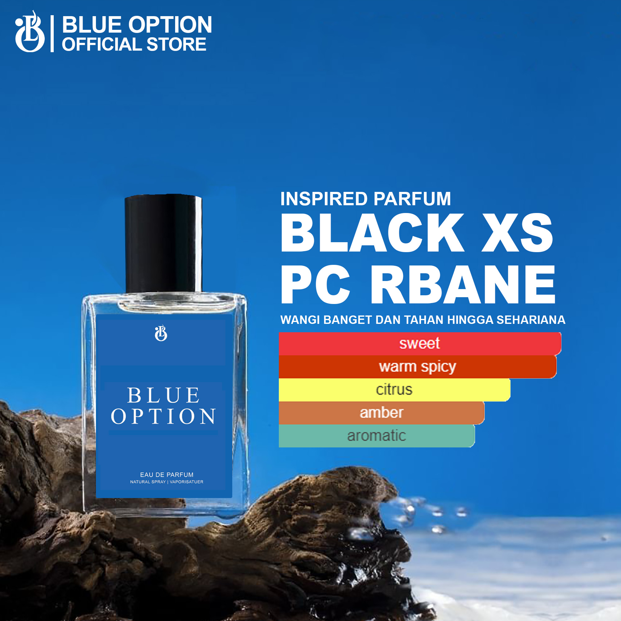 PARFUM BLACK XS Parfum Pria disukai wanita Parfum Cowok Minyak Wangi  Pria Tahan Seharian