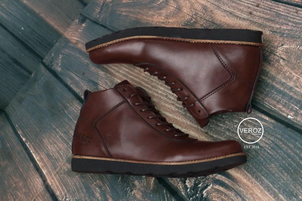 sepatu casual boots pria kerja formal santai veroz brodo