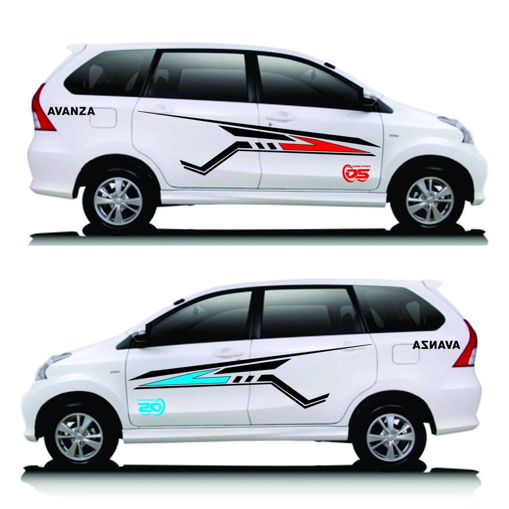 Jual Cutting Sticker Mobil Avanza Putih Terlengkap Lazada