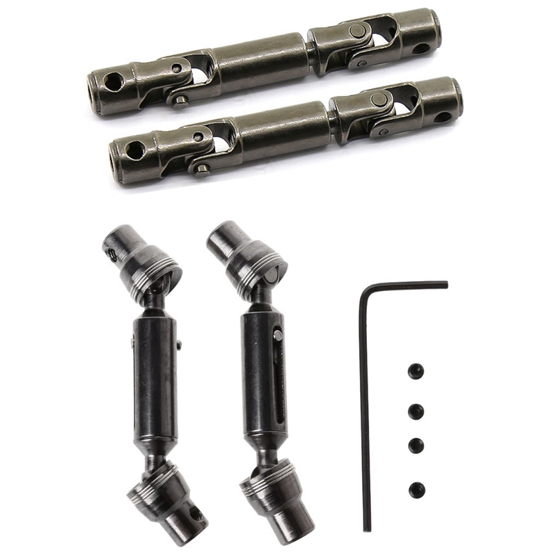 Metal Front Rear Drive Shaft for 1/16 WPL B36 B16 with 2PCS Driving Shaft for WPL 1/16 B14 MN90K MN91 RC Car