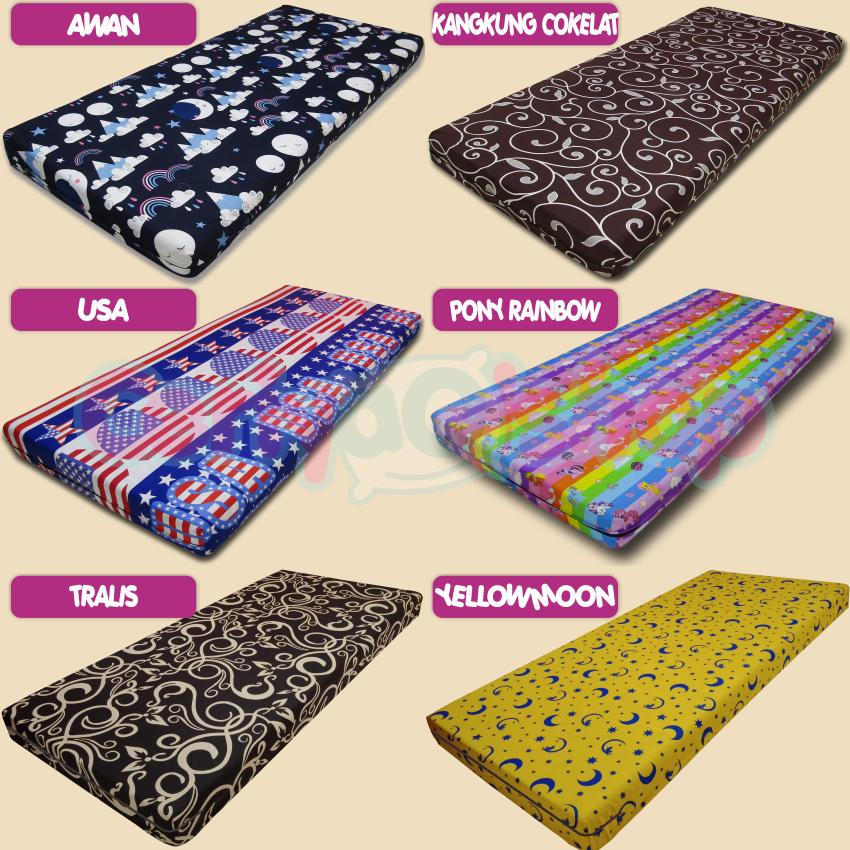 Sarung kasur/cover busa ukuran 120x200x15 No 3 Abstrak & Karakter