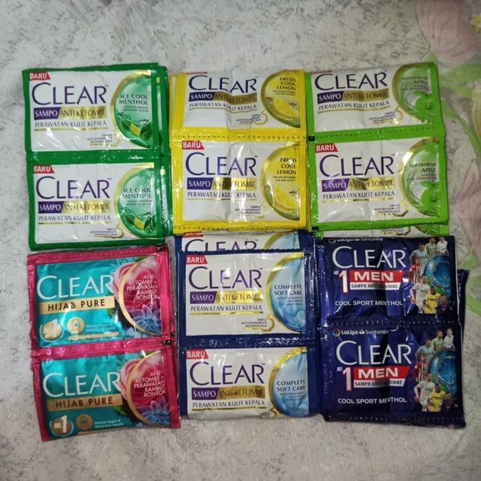 SHAMPO CLEAR SACHET 1 RENCENG ISI 12 SACHET Lazada Indonesia