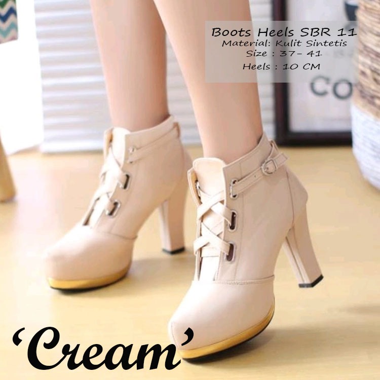 Sepatu Boots Heels Wanita Terbaru , SBR 