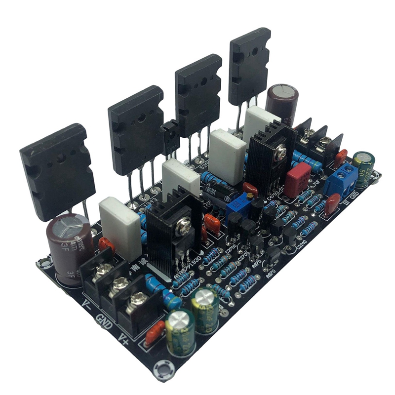 Mono power amplifier board 1943+5200 high power 200w after tube amp board