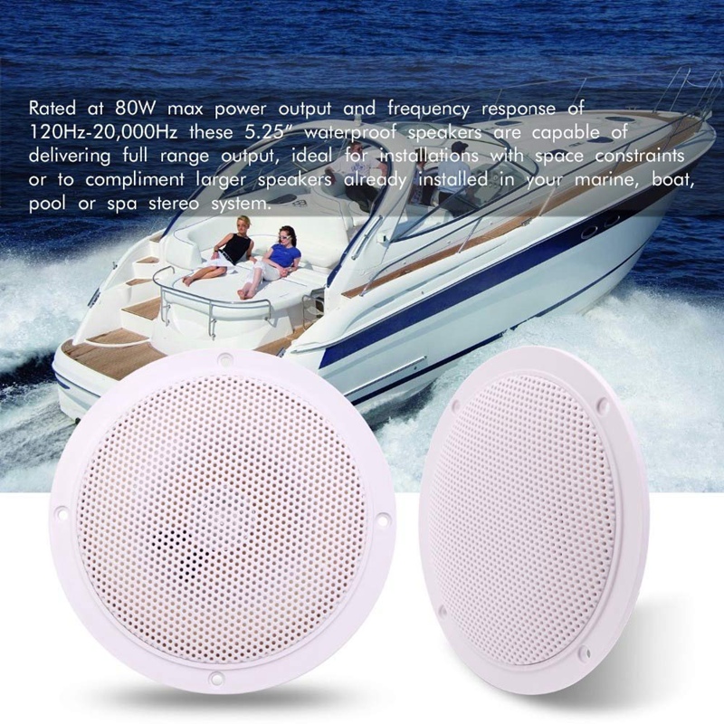 boat with speakers