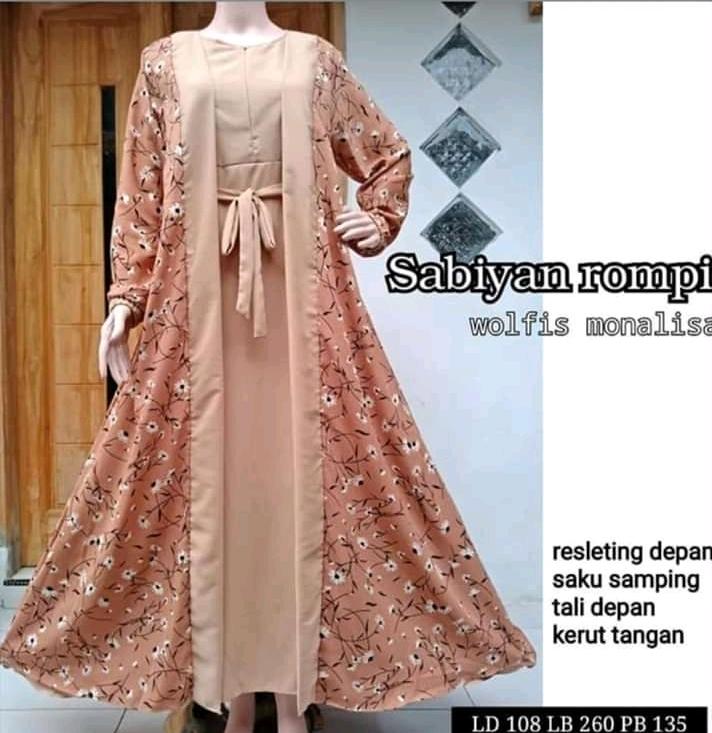 Gamis Monalisa Sabyan Super premium