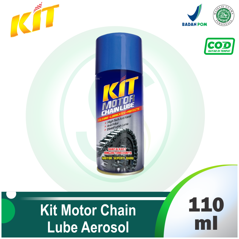 Kit Motor Chain Lube Aerosol 110ml Perawatan Rantai Motor Lazada