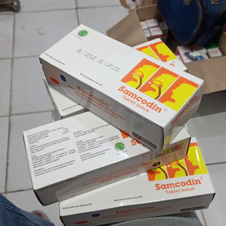 samcodin obat batuk 1 box | Lazada Indonesia