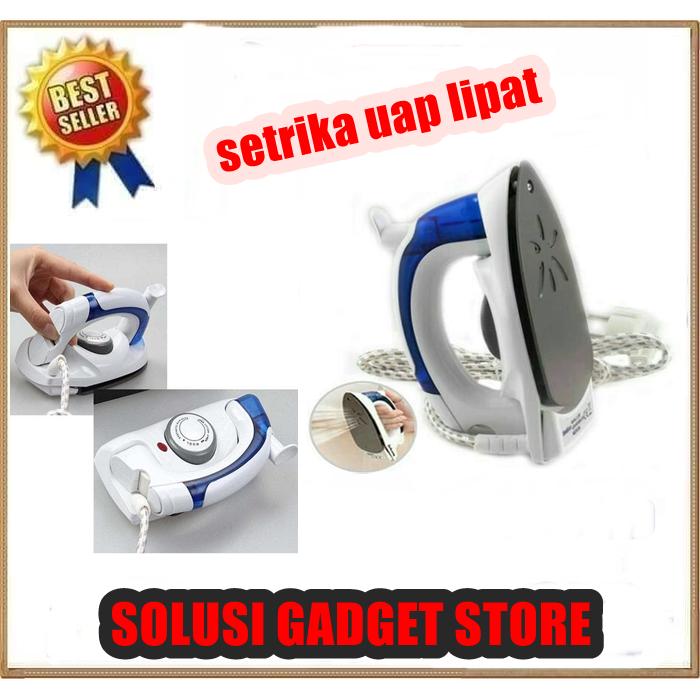 setrika uap lipat travel mini steamer iron