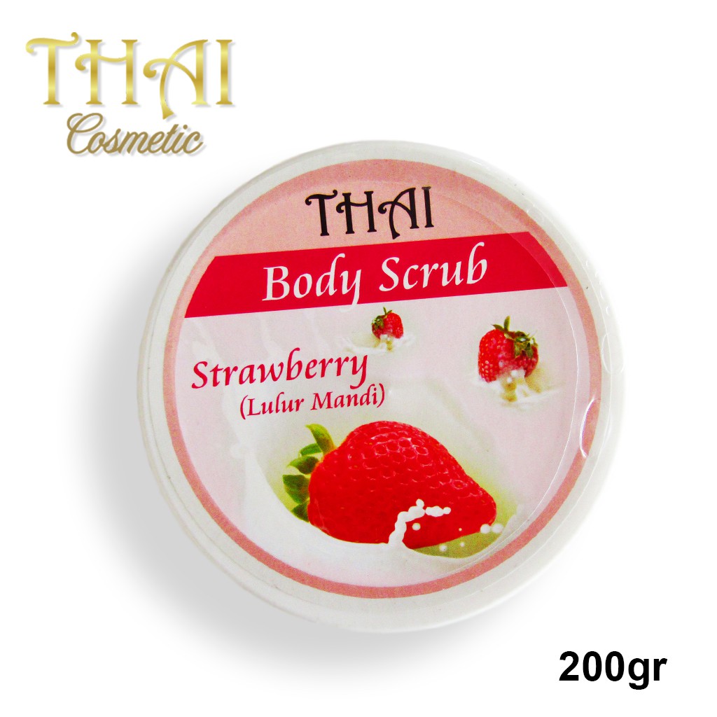 THAI Body Scrub 200gr Lulur Badan Lazada Indonesia