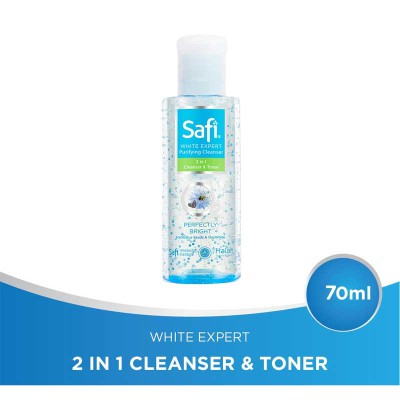 safi white expert cleanser toner