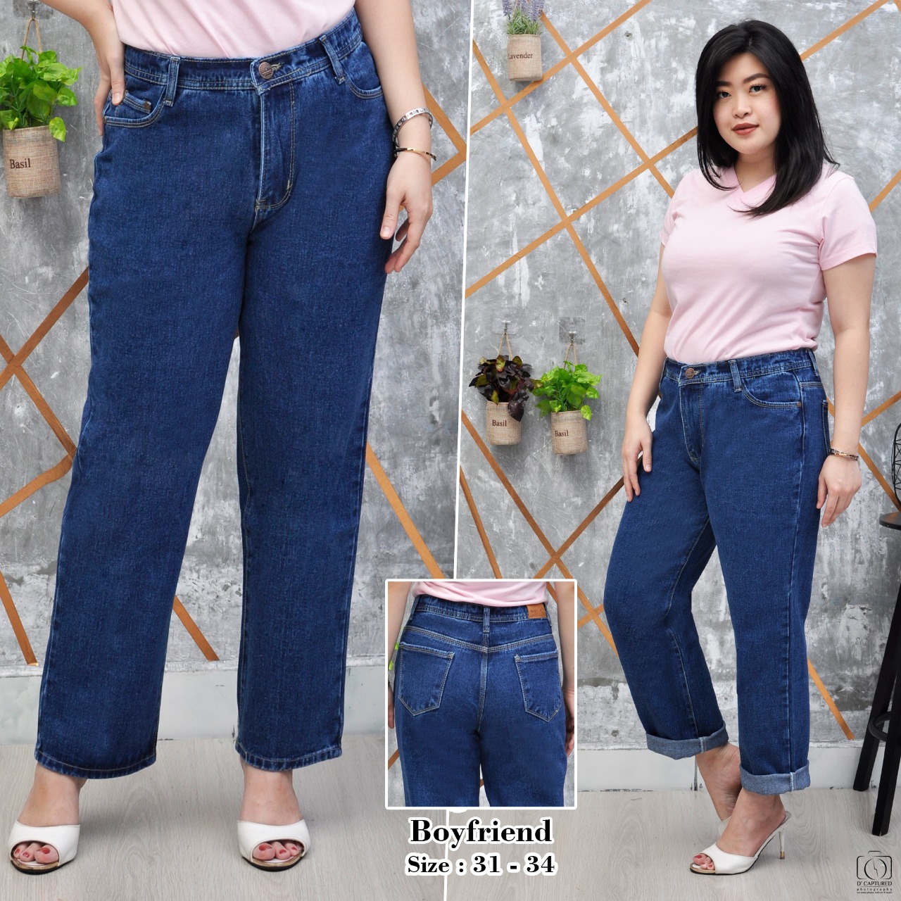 Jual Boyfriend Capri Jeans Terbaru 