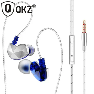 QKZ CK6 Earphone In-Ear HiFi Stereo Deep Bass With Mic Jack 3.5mm Headset Gaming Sport