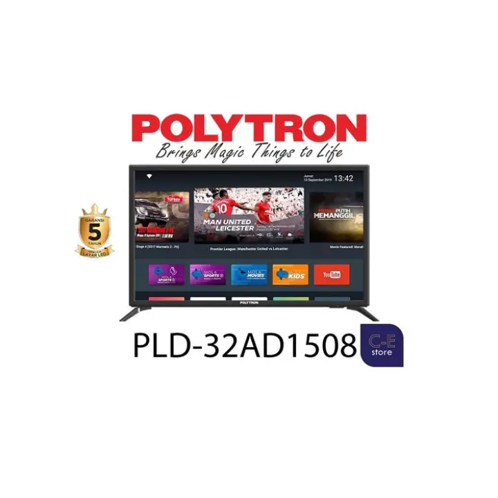 Led Smart Tv Polytron 32 Inch Pld32ad1508 Khusus Bogor Dan Depok Gojek Lazada Indonesia